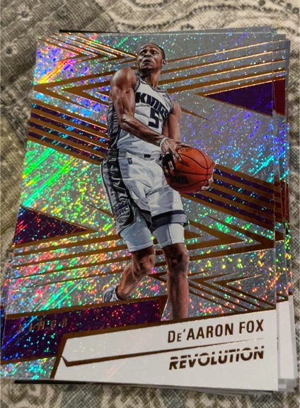2024-25 Panini Revolution #19 De'Aaron Fox — front