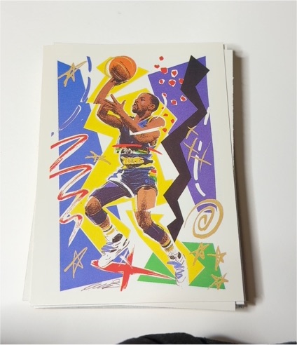 1990-91 NBA Hoops #361 Michael Adams — front