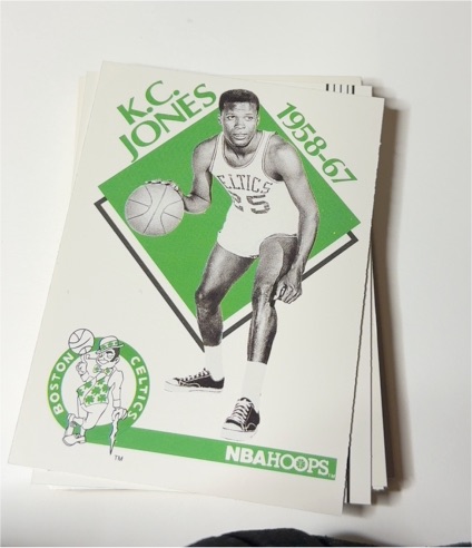 1990-91 NBA Hoops #343 K.C. Jones Boston Celtics — front