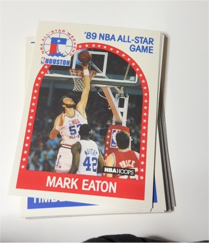 1989-90 NBA Hoops All-Star #174 Mark Eaton Utah Jazz — front