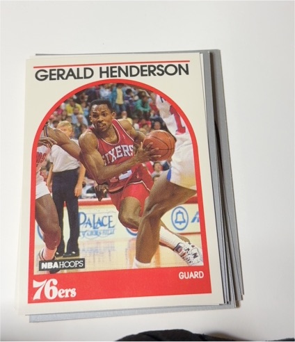 1989-90 Hoops #208 Gerald Henderson — front