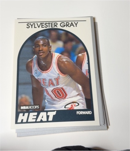 1989-90 NBA Hoops #204 Sylvester Gray — front