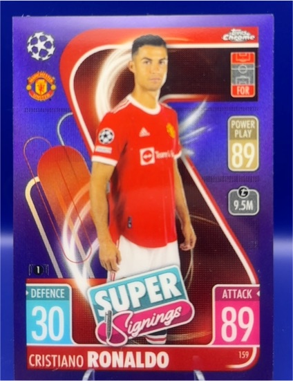 2021-22 Topps Match Attax #159 Cristiano Ronaldo — front