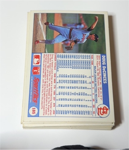 1962 Post Cereal #185 Doug DeCinces — front