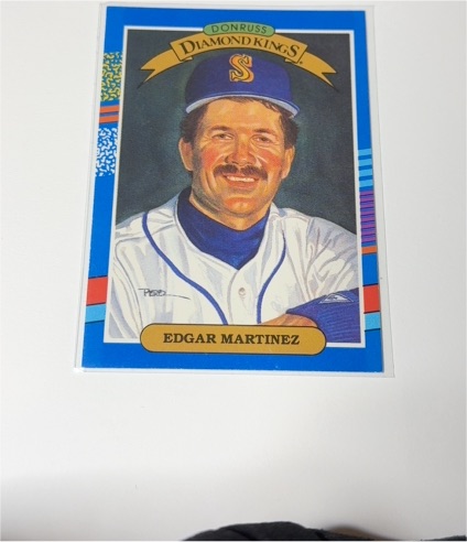 1990 Donruss Diamond Kings #16 Edgar Martinez — front