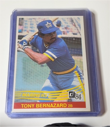1984 Donruss Baseball #240 Tony Bernazard — front