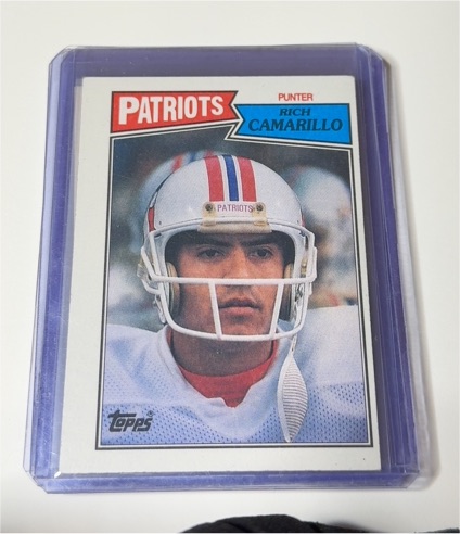 1987 Topps #105 Rich Camarillo — front