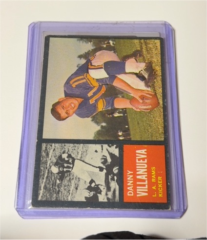 1962 Topps #85 Danny Villanueva — front