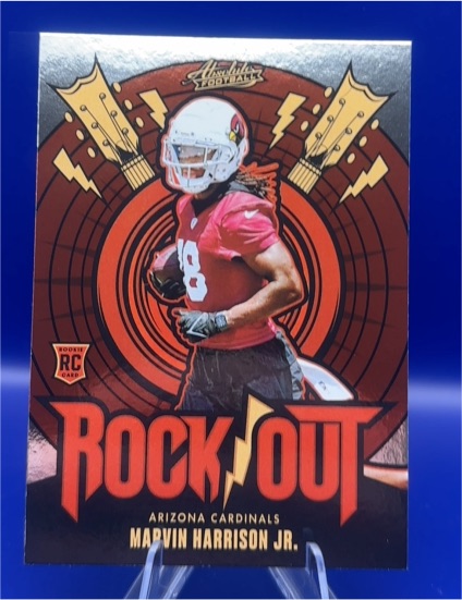 2024 Panini Absolute #RO-MHJ Marvin Harrison Jr. Rock Out Rookie Insert — front