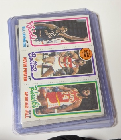 1980 Topps #457 Bill Cartwright / Kevin Porter / Armond Hill — front