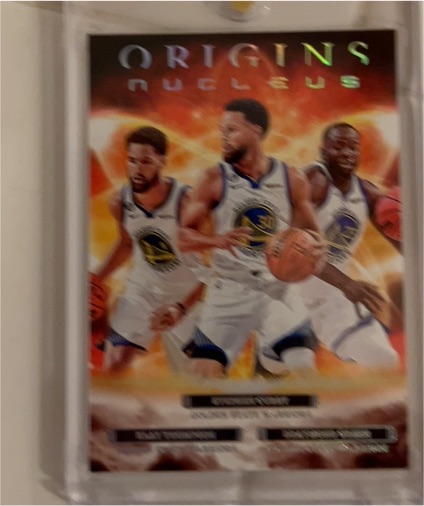 2022-23 Panini Origins Nucleus #15 LeBron James Anthony Davis Russell Westbrook — front