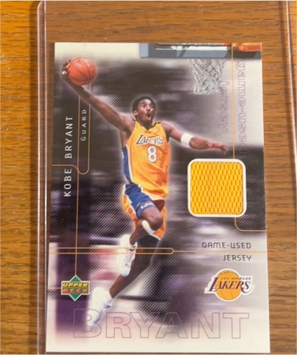 2000 Upper Deck Game Used #GU-KB Kobe Bryant — front