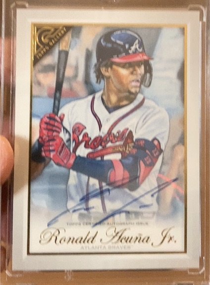 2019 Topps Gallery #78 Ronald Acuna Jr. — front