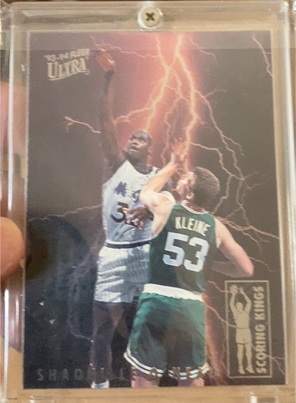 1993-94 Fleer Ultra #8 Shaquille O'Neal Scoring Kings — front