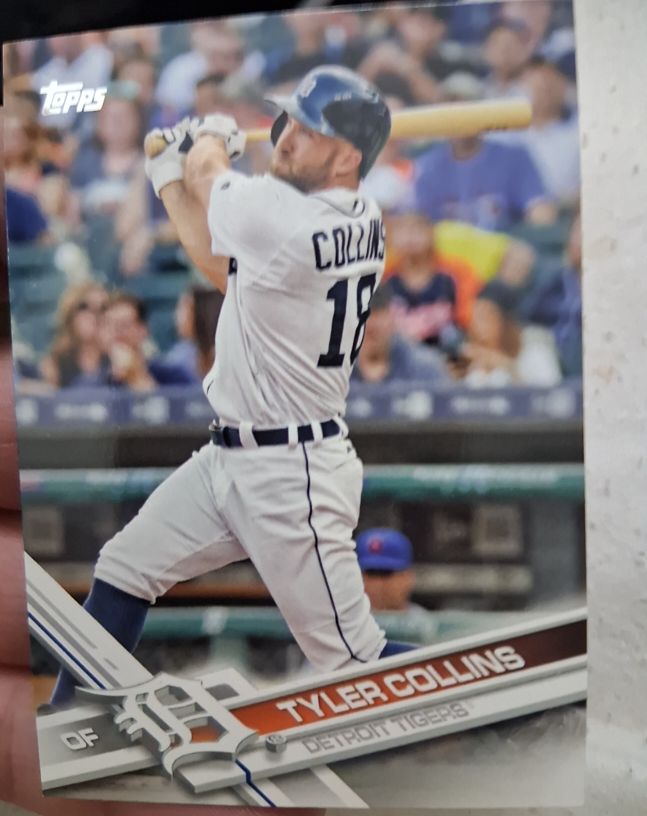 2017 Topps #687 Tyler Collins — front