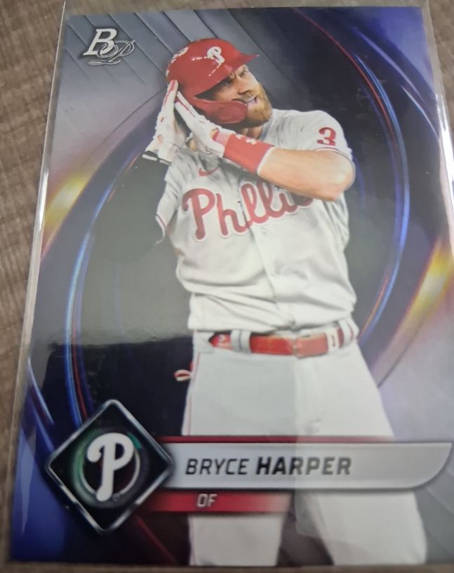 2022 Bowman Platinum #57 Bryce Harper — front