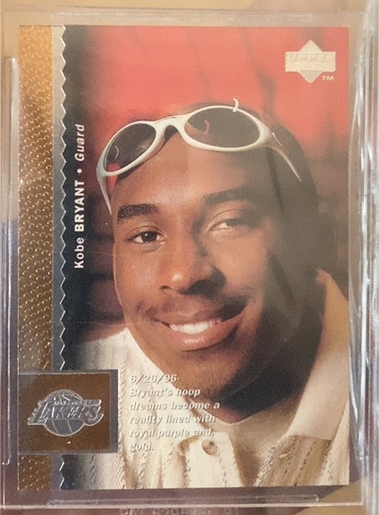 1996-97 Upper Deck #58 Kobe Bryant — front