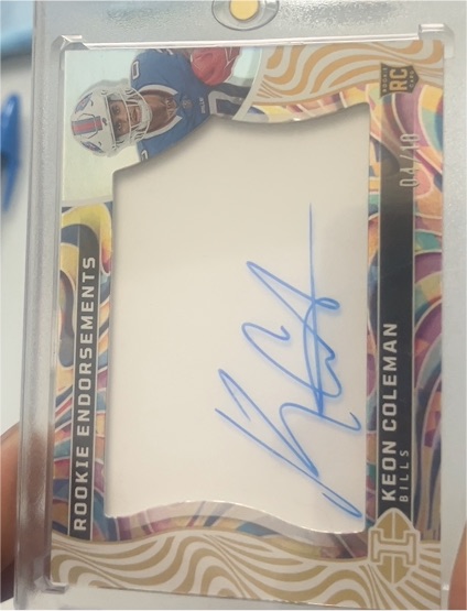 2024 Panini Illusions Rookie Endorsements #RE-KC Keon Coleman — front