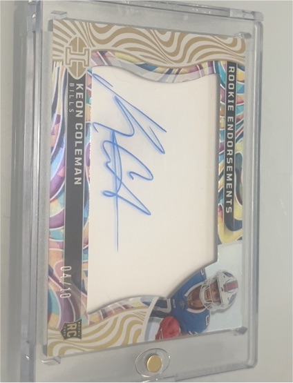 2024 Panini Illusions Rookie Endorsements #RE-KC Keon Coleman — front