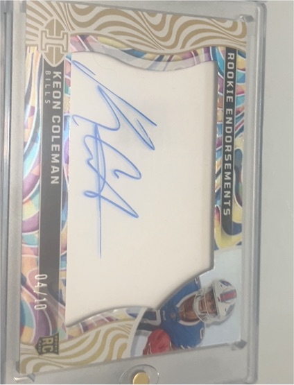 2024 Panini Illusions Rookie Endorsements #RE-KC Keon Coleman — front