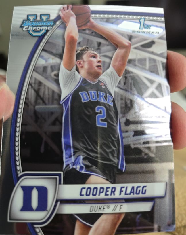 2024-25 Bowman University Chrome #16 Cooper Flagg — front