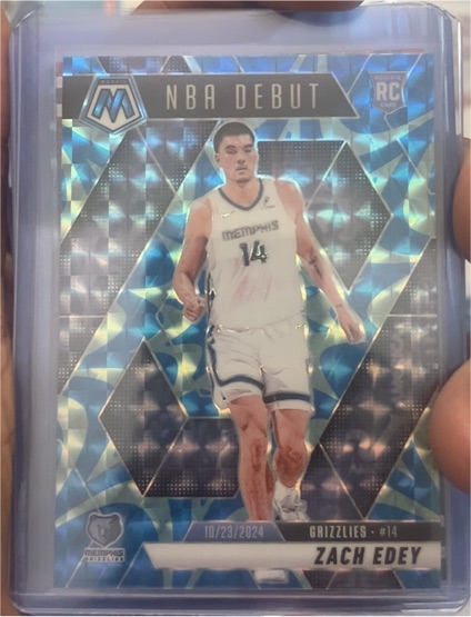 2024-25 Panini Mosaic NBA Debut #251 Zach Edey — front