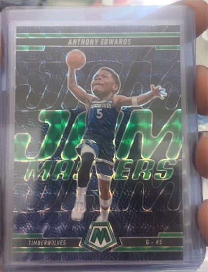 2024-25 Panini Mosaic #10 Anthony Edwards Jam Masters — front