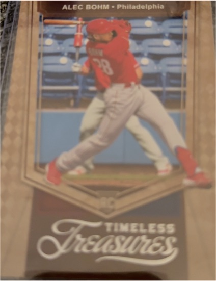 2021 Panini Chronicles #14 Alec Bohm Timeless Treasures — front