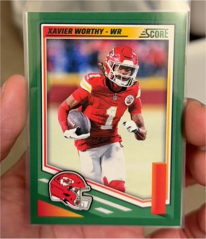 2025 Panini Score #237 Xavier Worthy — front