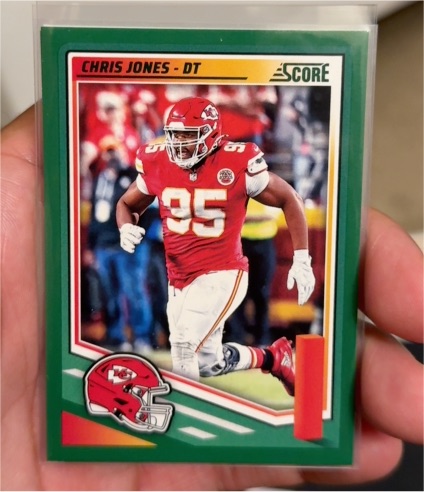 2025 Panini Score Football #198 Chris Jones — front