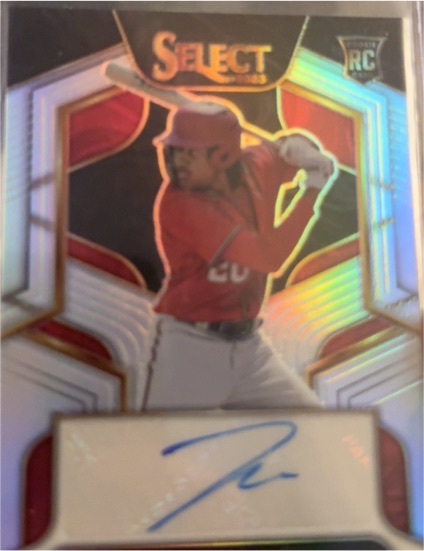 2023 Panini Select Rookie Card Autograph — front