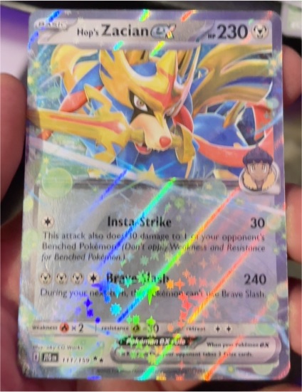 2025 Pokémon TCG Journey Together #111 Hop's Zacian ex — front