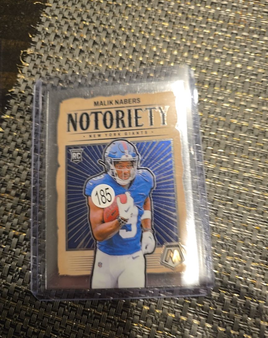 2024 Panini Mosaic Notoriety #23 Malik Nabers — front