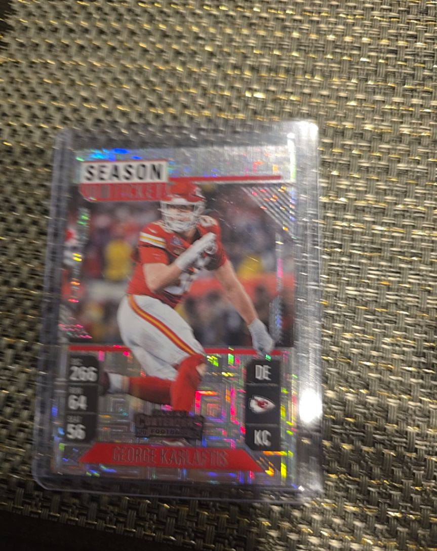 2024 Panini Contenders Season Ticket #51 George Karlaftis — front