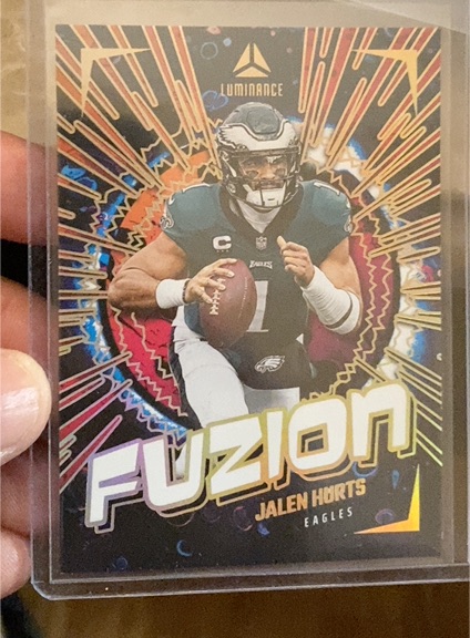 2024 Panini Luminance Fuzion #FUZ-JHS Jalen Hurts — front