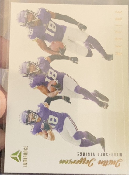 2022 Panini Luminance Vestige Insert #VST-JJE Justin Jefferson — front