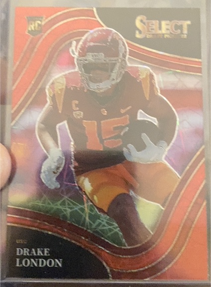 2022 Panini Select Draft Picks Football #107 Drake London — front