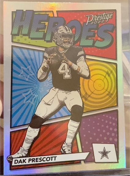 2022 Panini Prestige #H-12 Dak Prescott Heroes Insert — front
