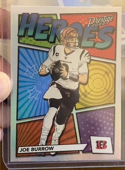 2022 Panini Prestige Heroes #H-2 Joe Burrow — front