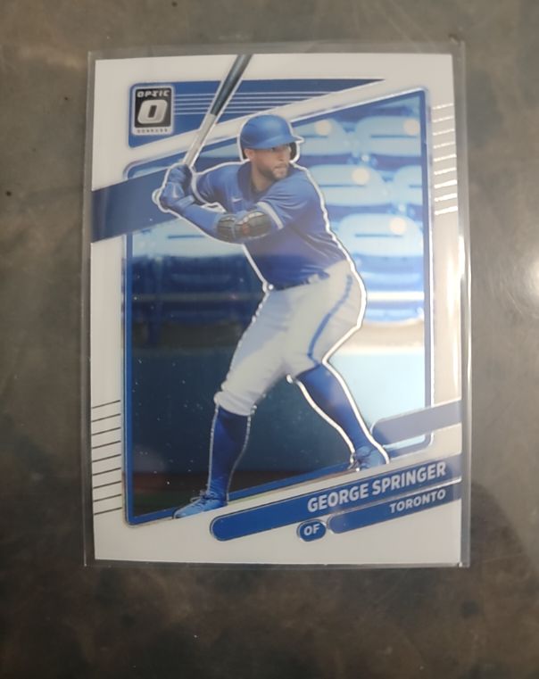 2021 Donruss Optic #165 George Springer — front