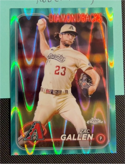 2024 Topps Chrome #147 Zac Gallen — front