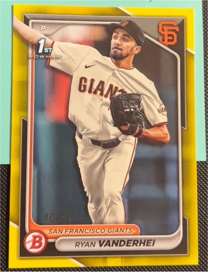 2024 Bowman Prospects #BP-15 Ryan Vanderhei — front