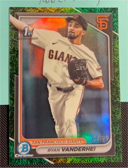 2024 Bowman Chrome Prospects #BCP-15 Ryan Vanderhei — front