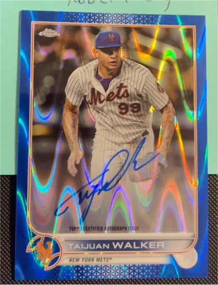 2022 Topps Chrome #TW Taijuan Walker — front