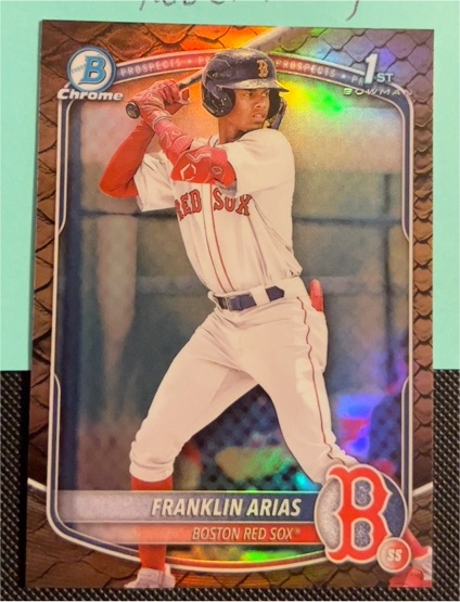2025 Bowman Chrome #BCP-67 Franklin Arias — front