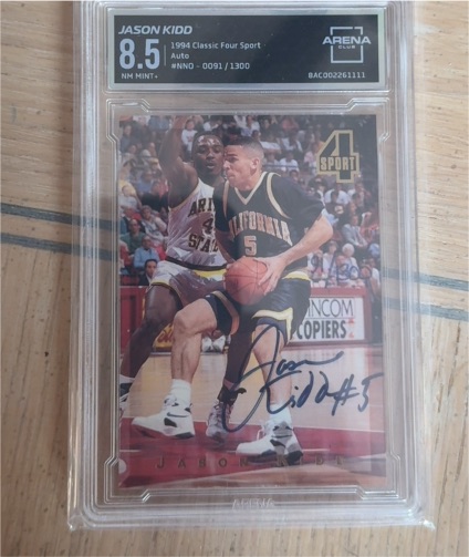 1994 Classic Four Sport #0091 Jason Kidd — front