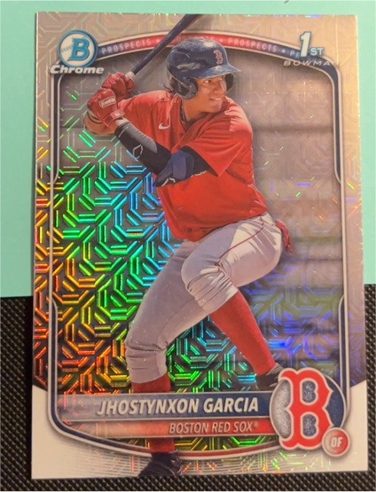 2025 Bowman Chrome Prospects #BCP-43 Jhostynxon Garcia — front