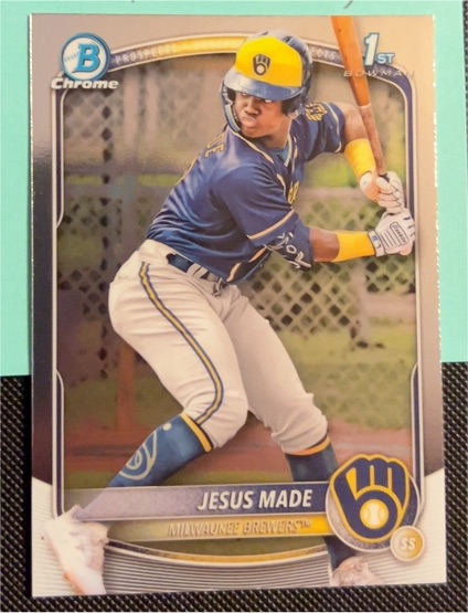 2025 Bowman Chrome #BCP-50 Jesus Made — front