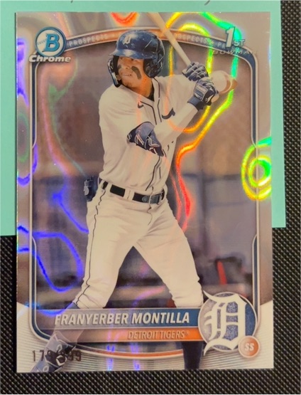 2025 Bowman Chrome #BCP-5 Franyerber Montilla — front