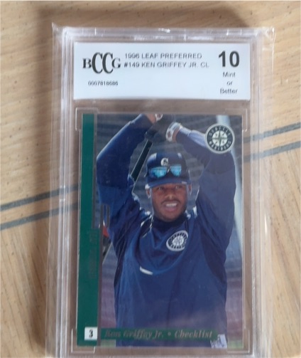 1996 Leaf Preferred #149 Ken Griffey Jr. — front